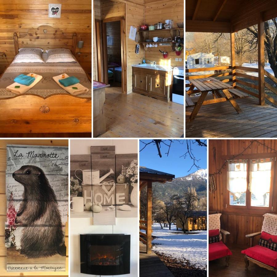 Camping, Hotel De Plein Air Les Cariamas Chateauroux-les-Alpes Exteriör bild